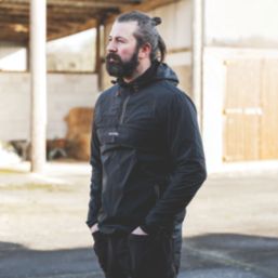 Scruffs   Over-The-Head Jacket Black Large 23" Chest