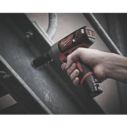 Milwaukee M12 BIW12-202C 12V 2 x 2.0Ah Li-Ion RedLithium  Cordless Sub Compact Impact Wrench