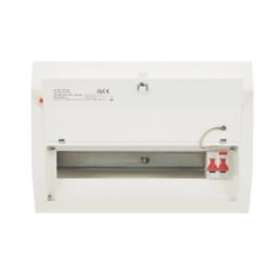 Contactum Defender 1.0 16-Module 14-Way Part-Populated  Main Switch Consumer Unit