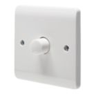 Crabtree Instinct 1-Gang 2-Way LED Dimmer Switch  White