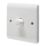 Crabtree Instinct 1-Gang 2-Way LED Dimmer Switch  White