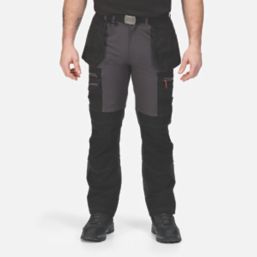 Regatta Infiltrate Stretch Trousers Iron/Black 30" W 34" L