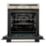 Cooke & Lewis  Built-In Multifunction Oven Stainless Steel & Black 595mm x 575mm