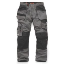 Scruffs Trade Holster Work Trousers Graphite 36" W 29" L
