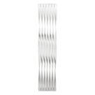 Time Twister  1500mm x 310mm 2821BTU Grey / Silver Vertical Designer Radiator
