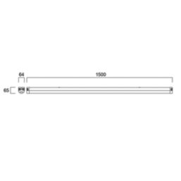 Sylvania Start Single 5ft LED Batten Light 28-52W 3900-7300lm 220-240V