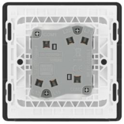 British General Evolve 20 A 16AX 2-Gang 2-Way Light Switch  Copper with Black Inserts