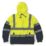 Tough Grit  High Visibility Hoodie Yellow / Navy X Large 57.5" Chest