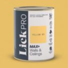 LickPro Max+ 1Ltr Yellow 03 Matt Emulsion  Paint