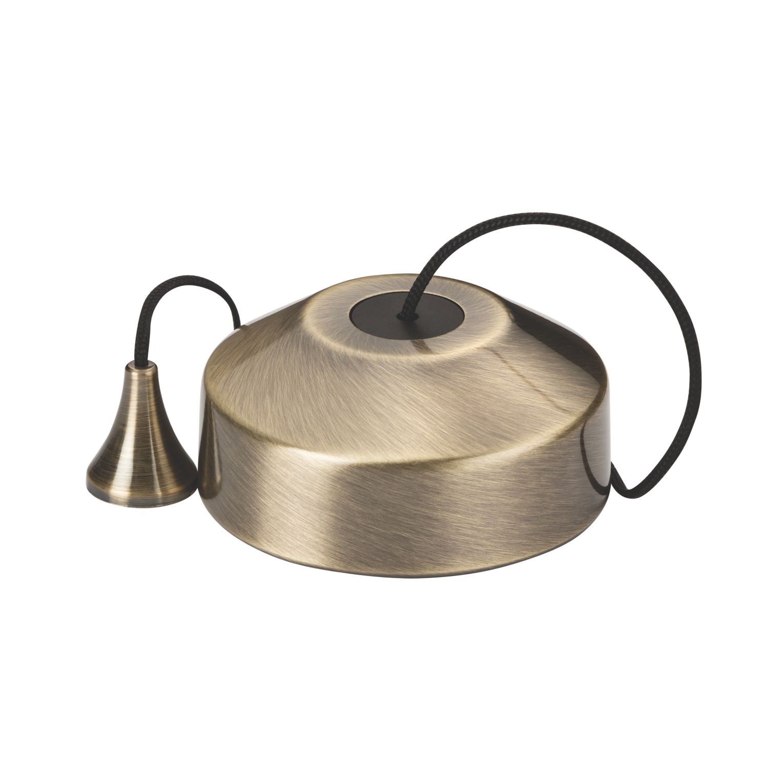 Knightsbridge 10AX 2-Way Pull Cord Switch Antique Brass (506TY)