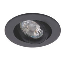 Saxby Cast Tilt  Recessed Downlight Matt Black