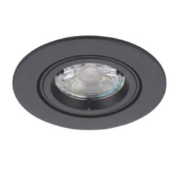 Saxby Cast Tilt  Recessed Downlight Matt Black
