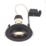Saxby Cast Tilt  Recessed Downlight Matt Black