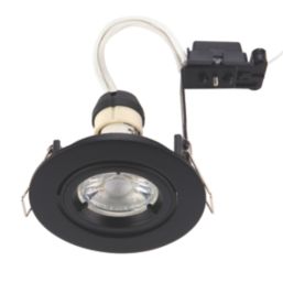 Saxby Cast Tilt  Recessed Downlight Matt Black