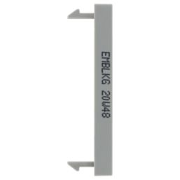 British General  2-Module Modular Blanking Plate Grey