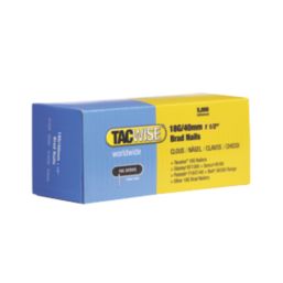 Tacwise Galvanised Brad Nails 18ga x 40mm 5000 Pack