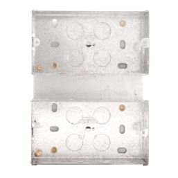 British General  2 x 2-Gang Surface Pattress  Mounting Box 47mm