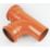 FloPlast Push-Fit 87.5° Double Socket Equal Junction 110mm