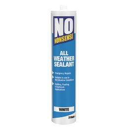 No Nonsense All-Weather Sealant White 310ml - Screwfix