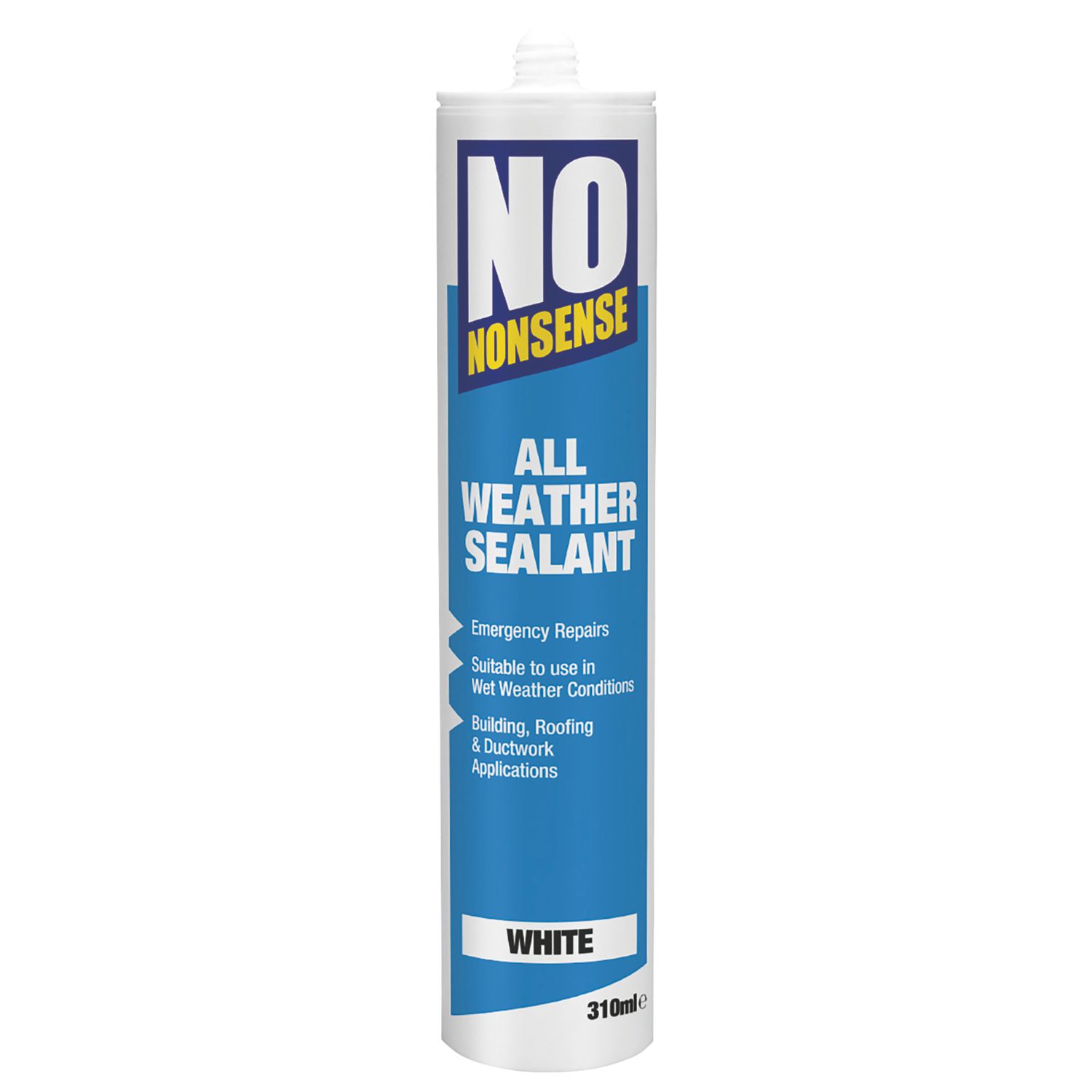 No Nonsense All-Weather Sealant White 310ml (5074D)