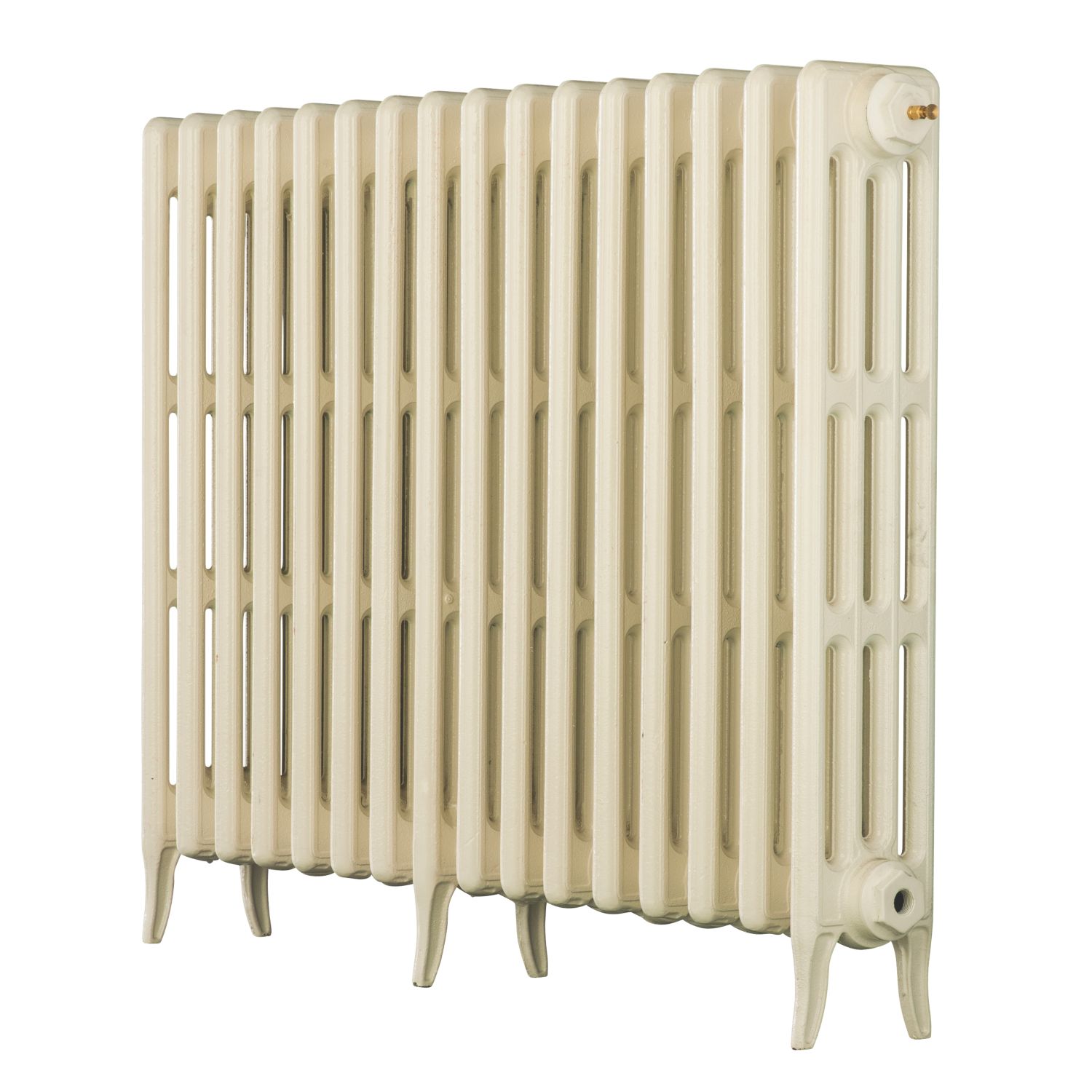 Arroll 760mm x 994mm 4961BTU Cream Cast Iron 4 Column Radiator (5074F)