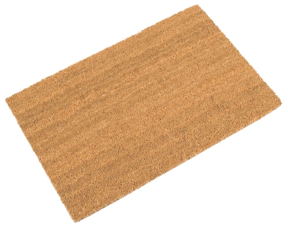COBA Coir Entrance Mat Natural 1.2m x 0.6m x 23mm Screwfix