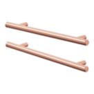 Essentials Annatto T Bar Handles Brushed Copper 220mm 2 Pieces