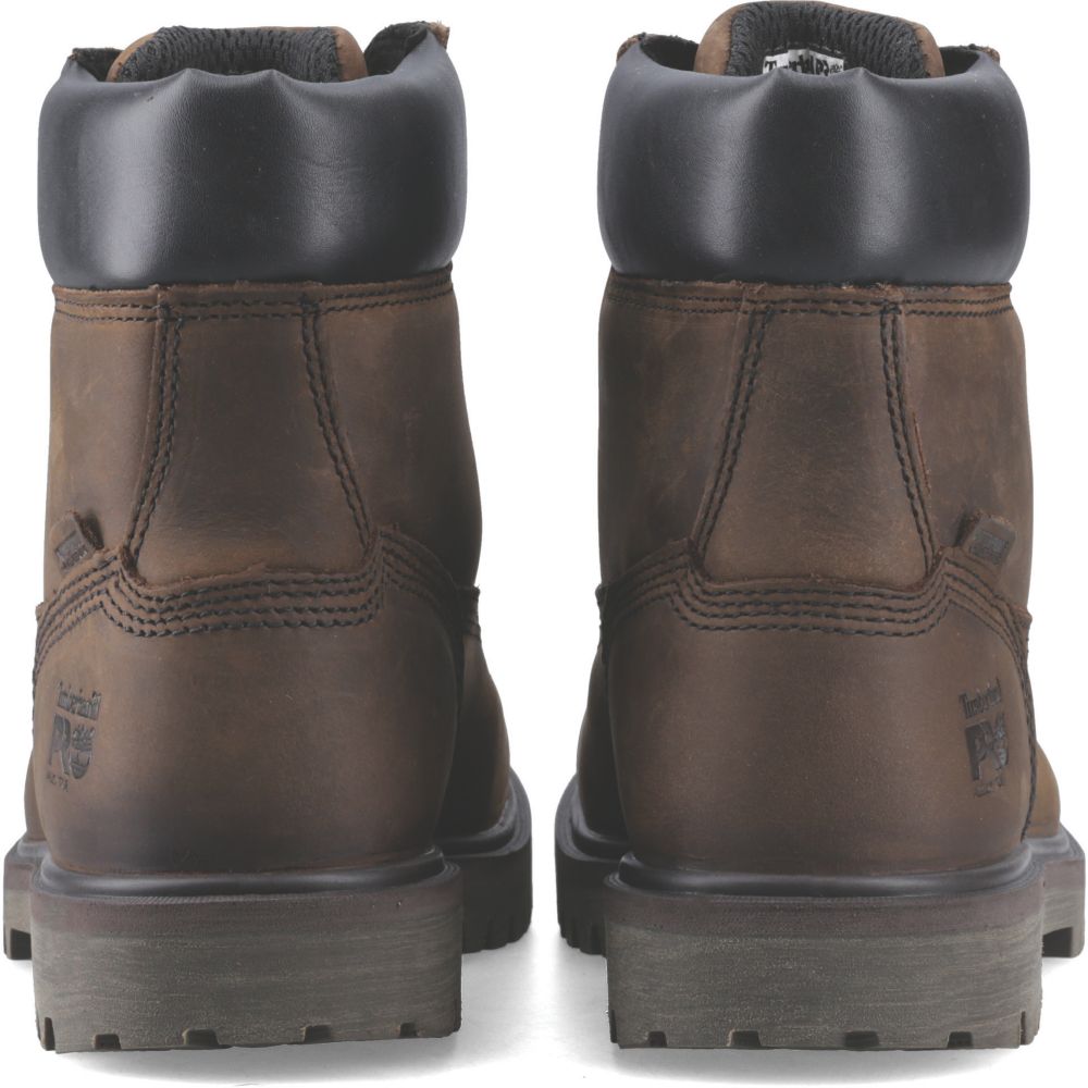 Timberland Pro Iconic Size 12 Brown Waterproof Safety Boots - Screwfix