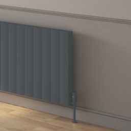 Reina Loco Double 600mm x 470mm 1757BTU Anthracite Vertical Designer Radiator
