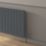 Reina Loco Double 600mm x 470mm 1757BTU Anthracite Vertical Designer Radiator