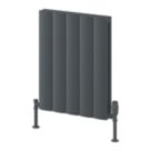 Reina Loco Double 600mm x 470mm 1757BTU Anthracite Vertical Designer Radiator