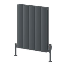 Reina Loco Double 600mm x 470mm 1757BTU Anthracite Vertical Designer Radiator