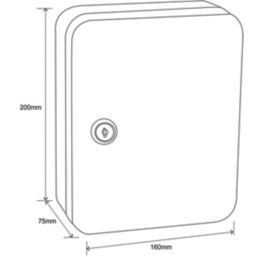 Smith & Locke  20-Hook Key Cabinet