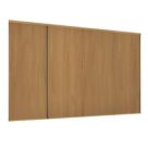 Spacepro Classic 4-Door Sliding Wardrobe Door Kit Oak Frame Oak Panel 2978mm x 2260mm