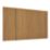 Spacepro Classic 4-Door Sliding Wardrobe Door Kit Oak Frame Oak Panel 2978mm x 2260mm