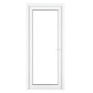 Crystal  Fully Glazed 1-Clear Light Left-Handed White uPVC Back Door 2090mm x 920mm