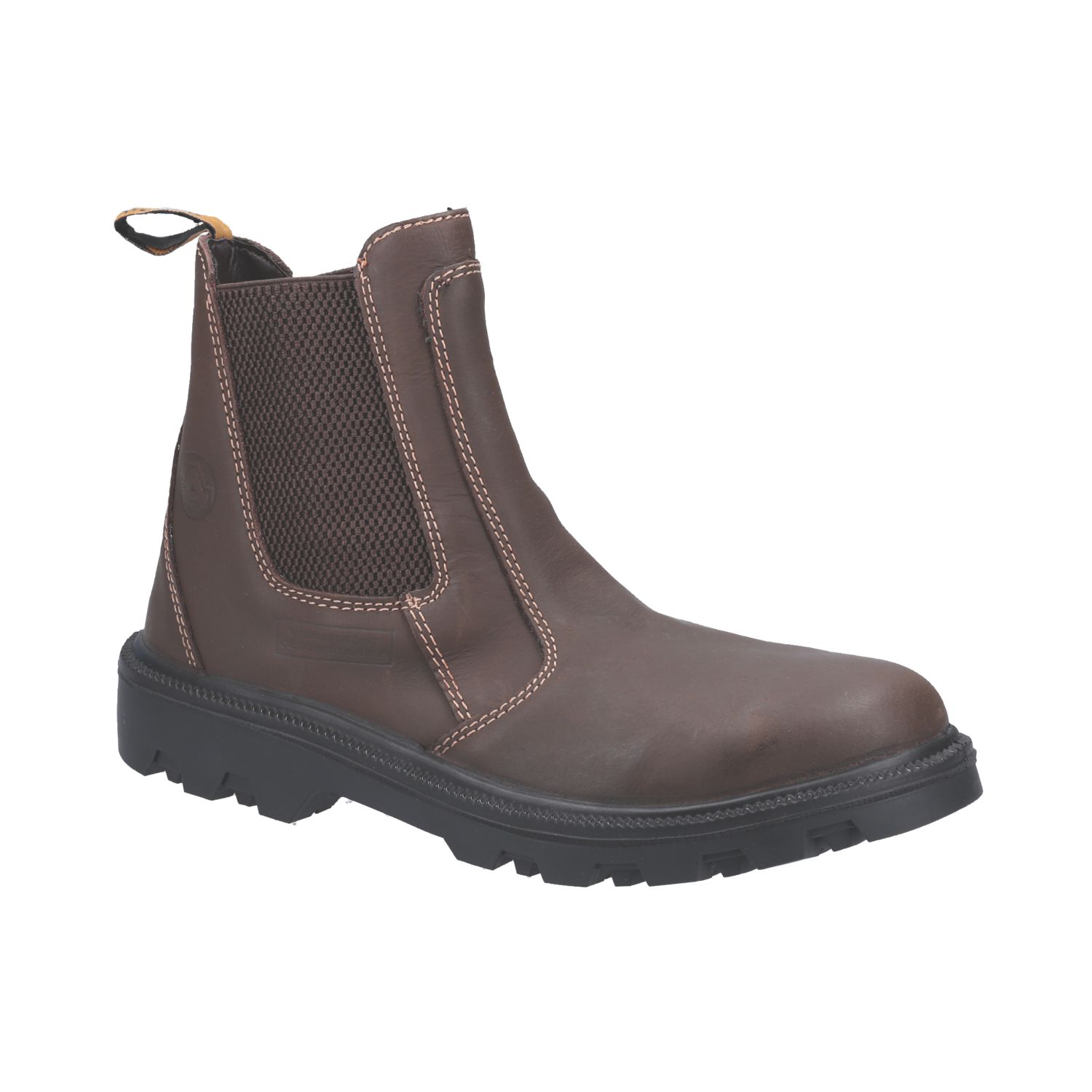 Amblers FS131 Size 11 Brown Water-Resistant Steel Toe Cap Safety Dealer Boots (507JT)