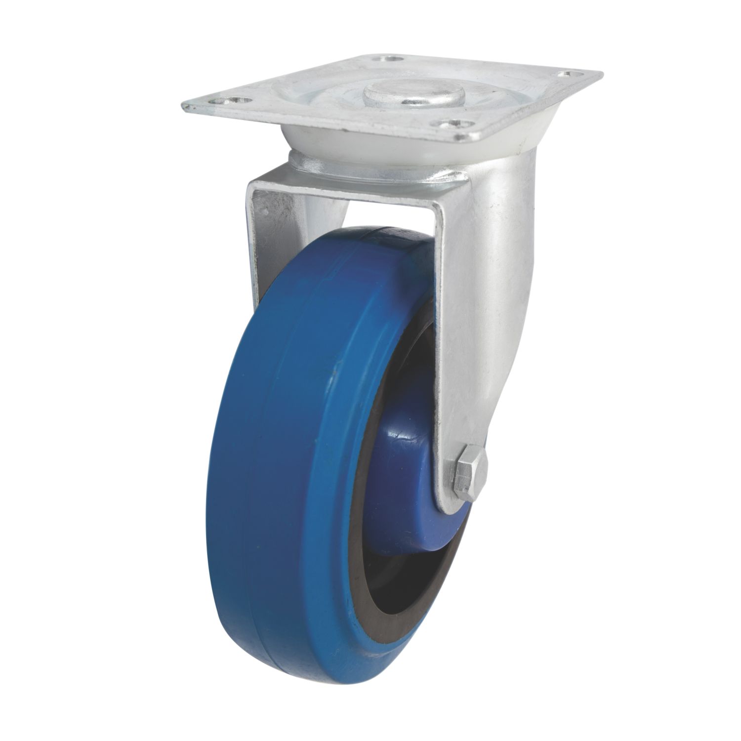 Essentials Heavy Duty Swivel Castor 125mm Blue (507KH)