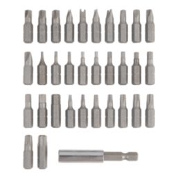 Titan  6.35mm Hex Shank Mixed Screwdriver Bits 33 Piece Set