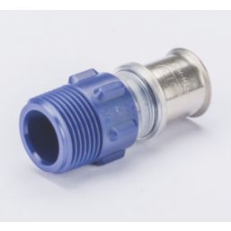 Wavin Tigris  Multi-Layer Composite Press-Fit Adapting Male Couplers 0.75" x 20mm 10 Pack