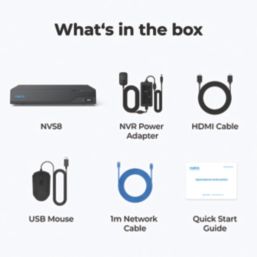 Reolink NVS8 2TB 8-Channel 4K PoE NVR