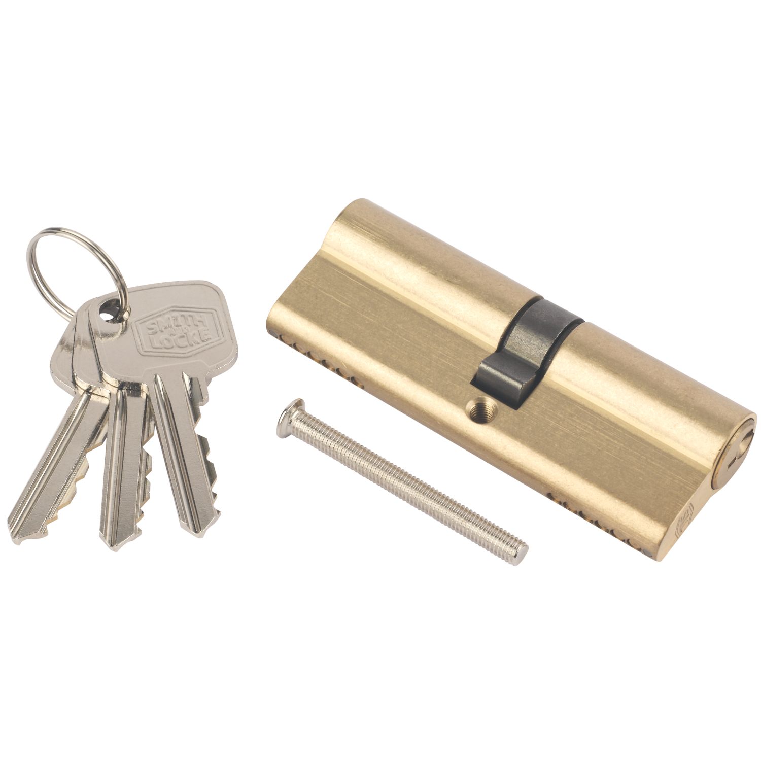 Smith & Locke 6-Pin Euro Cylinder 35-35 (70mm) Brass (5085X)