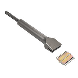 Armeg SDS Plus Shank Scutch Comb Chisel 40mm x 200mm