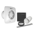 Xpelair DX100PS 100mm (4") Axial Bathroom Extractor Fan  White 220-240V