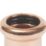 Flomasta  Copper Press-Fit M-Profile Stop Ends 15mm 2 Pack