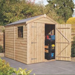 Rowlinson  6' x 7' 6" (Nominal) Apex Shiplap Timber Shed