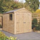 Rowlinson  6' x 7' 6" (Nominal) Apex Shiplap Timber Shed