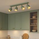 Eglo Tilston Bar 4-Light Spotlight Green