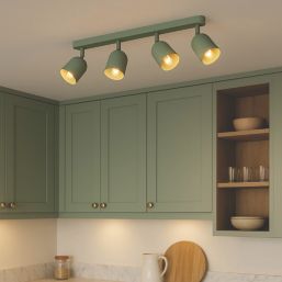 Eglo Tilston Bar 4-Light Spotlight Green