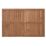 Forest Vertical Board Closeboard  Fence Panels Golden Brown 6' x 4' Pack of 3